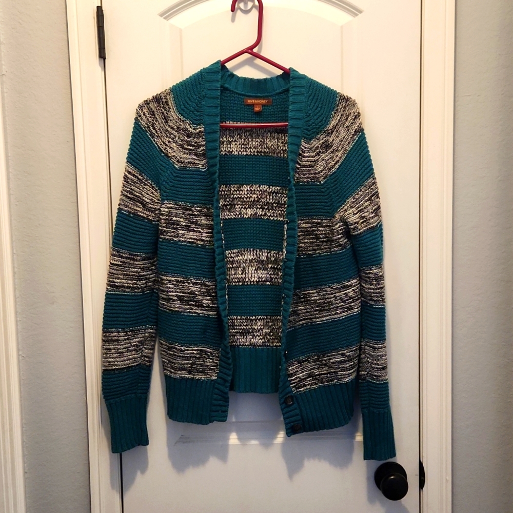 Hive and Honey button up sweater